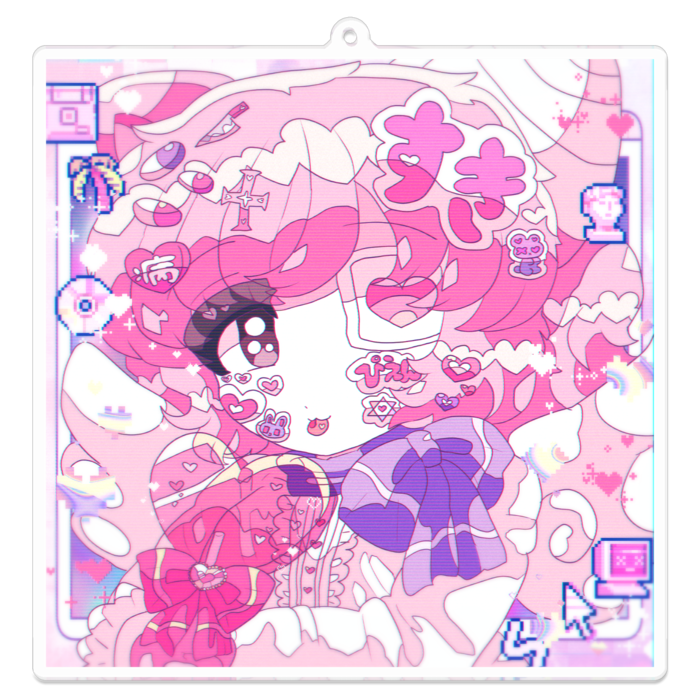 アクリルキーホルダー - 100 x 100 (mm)