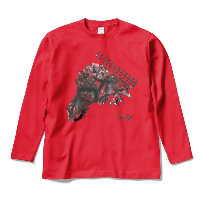 ロングスリーブTシャツ - M - レッド