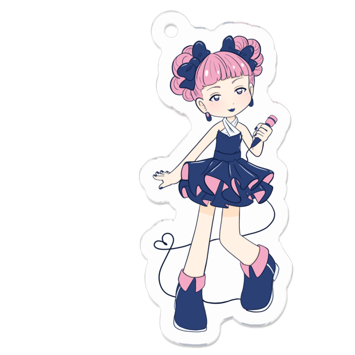 アクリルキーホルダー - 50 x 50 (mm)