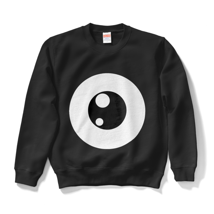 めだまスウェット - S - ブラック