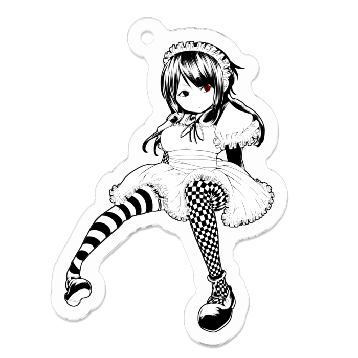 アクリルキーホルダー - 50 x 50 (mm)