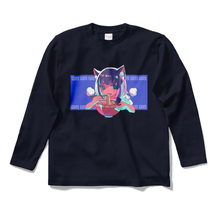 ロングスリーブTシャツ - S - ネイビー