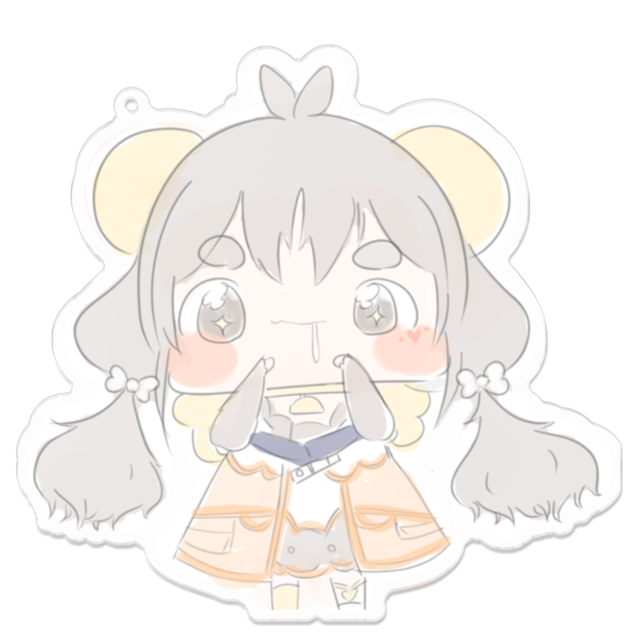 アクリルキーホルダー - 100 x 100 (mm)