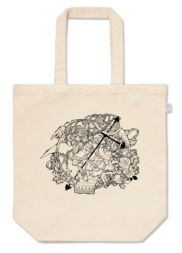 トートバッグ - M - プリント面積中 - ナチュラル