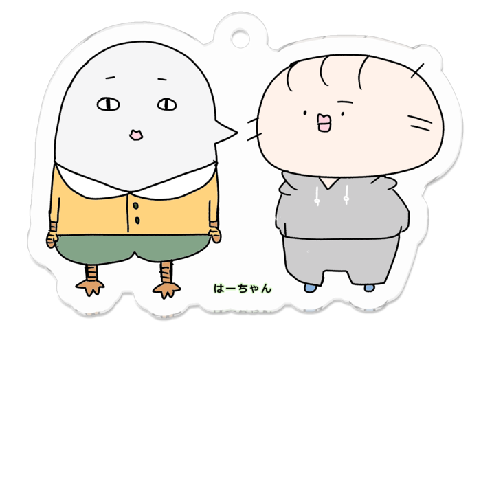 アクリルキーホルダー - 50 x 50 (mm)