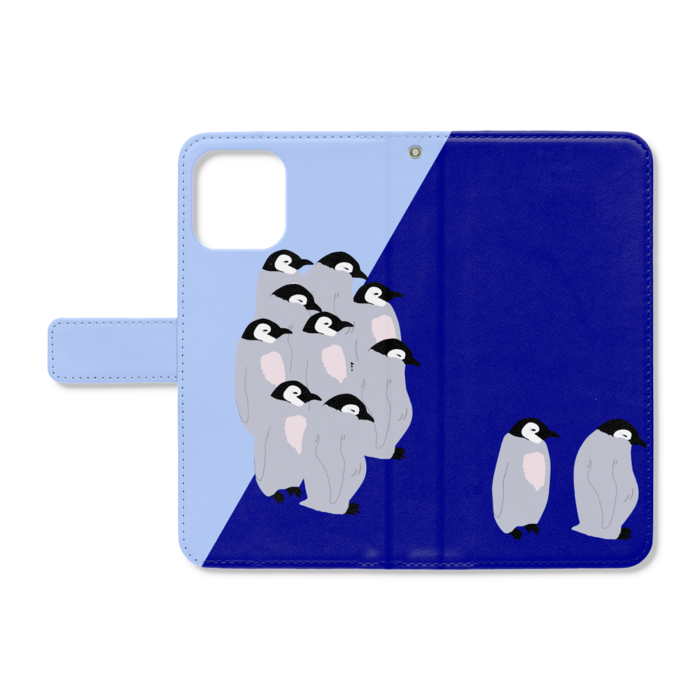 手帳型iPhoneケース - iPhone12 ProMax - ストラップ穴 あり