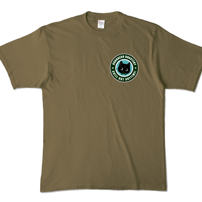 カラーTシャツ - XL - オリーブ (濃色)