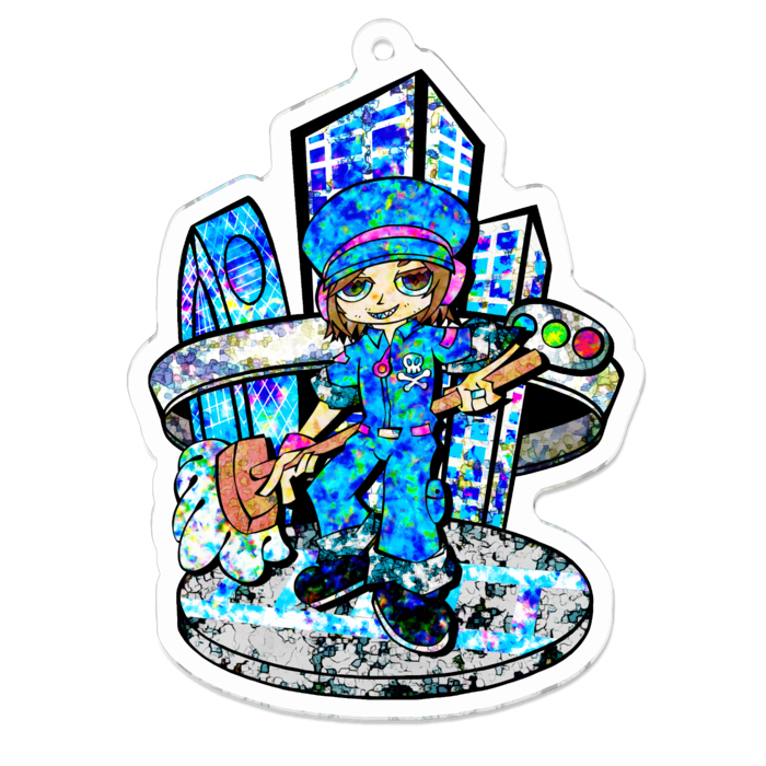アクリルキーホルダー - 70 x 70 (mm)
