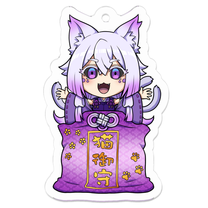 アクリルキーホルダー（コーティング） - 50 x 50 (mm)