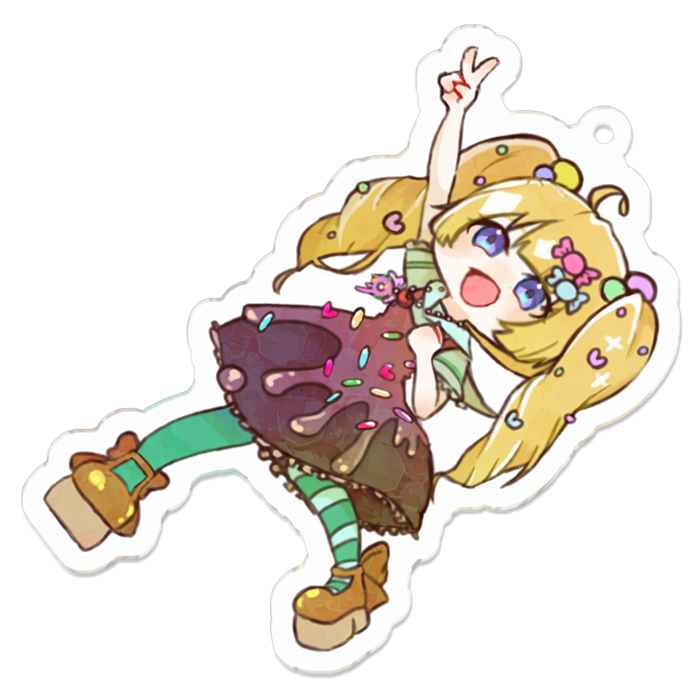 アクリルキーホルダー - 70 x 70 (mm)