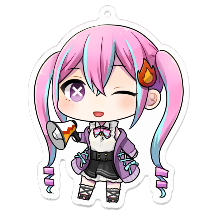 アクリルキーホルダー - 70 x 70 (mm)