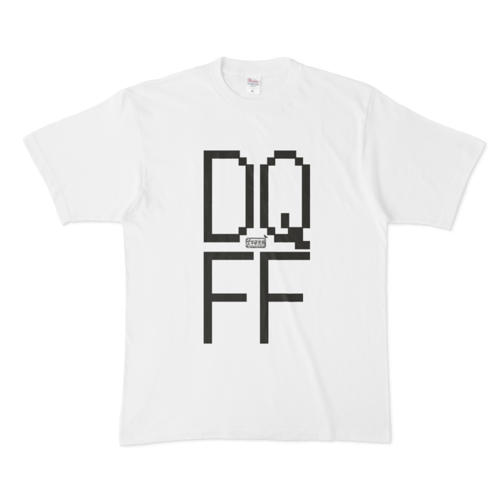 Tシャツ ホワイト 文字研究所 Dq Ff Shop Iron Mace Booth