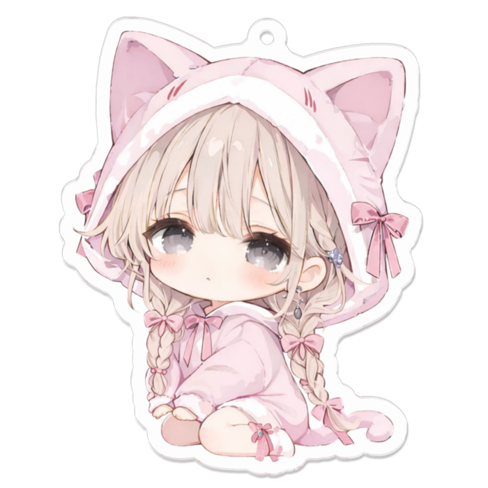 アクリルキーホルダー - 70 x 70 (mm)