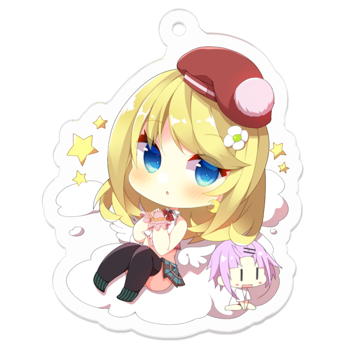 アクリルキーホルダー - 50 x 50 (mm)