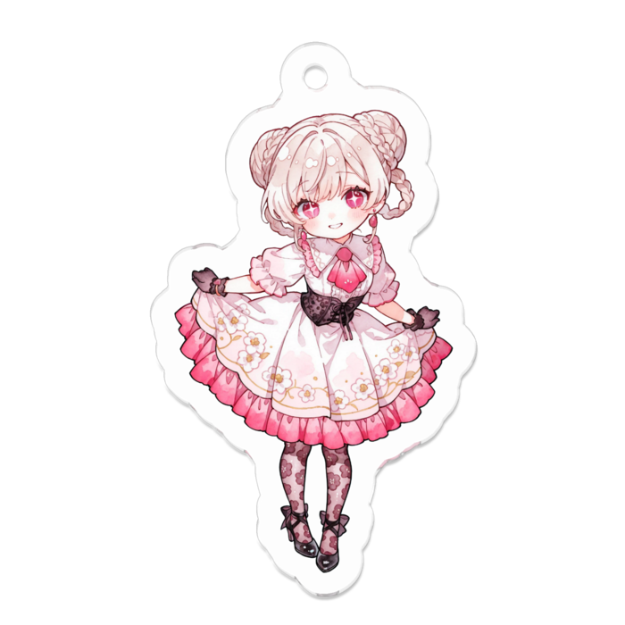 アクリルキーホルダー - 50 x 50 (mm)