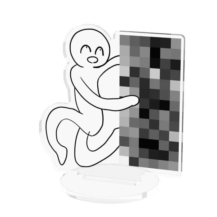 アクリルフィギュア　縦長モザイク