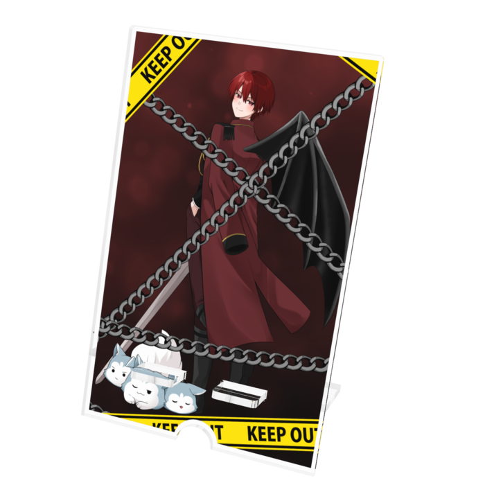 アクリルスマホスタンド - 100x160mm(ケーブル穴あり)(2)