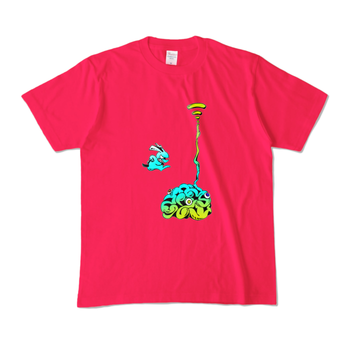 カラーTシャツ - M - ホットピンク (濃色)(5)
