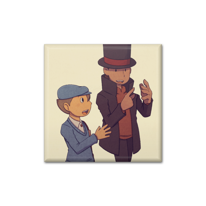 缶バッジ - 四角形40mm