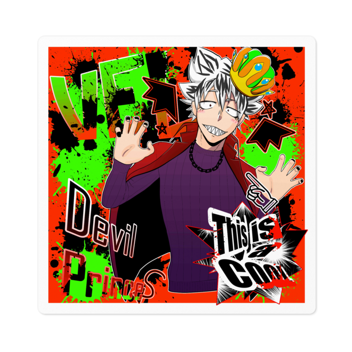 ステッカー - 100 x 100 (mm)