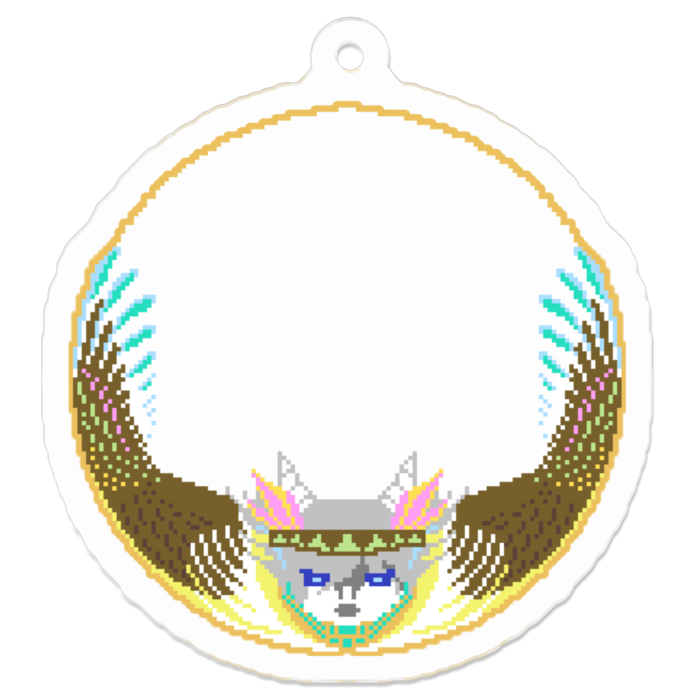 アクリルキーホルダー - 50 x 50 (mm)