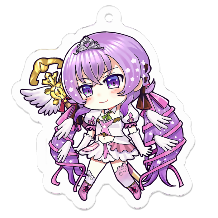 アクリルキーホルダー - 50 x 50 (mm)