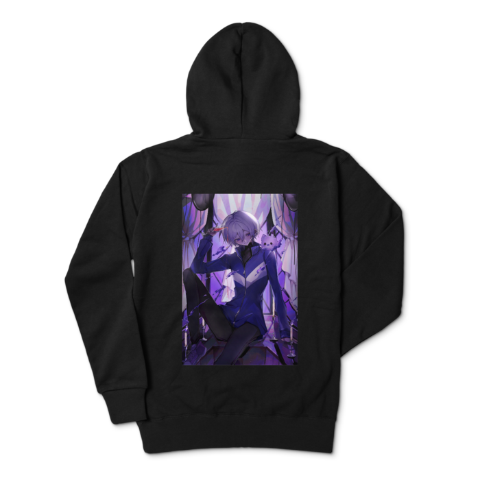 ジップパーカー - L - ブラック