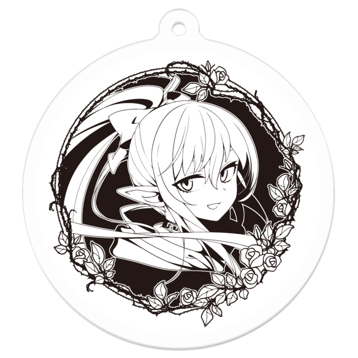 アクリルキーホルダー - 50 x 50 (mm)