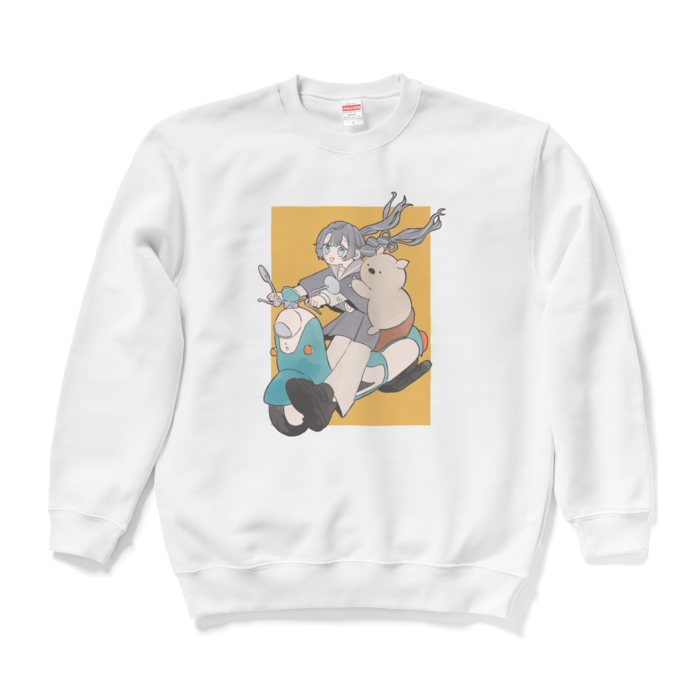 〈黄色〉スウェット - L - ホワイト
