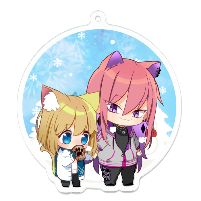アクリルキーホルダー - 70 x 70 (mm)