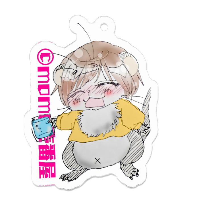 アクリルキーホルダー - 50 x 50 (mm)