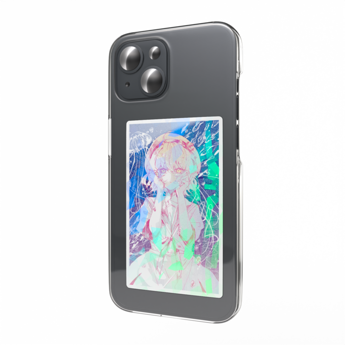 ホログラムスマホステッカー - W55 × H91mm 以内