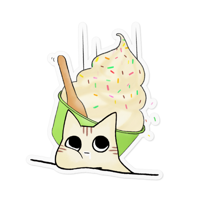 ステッカー - 100 x 100 (mm)