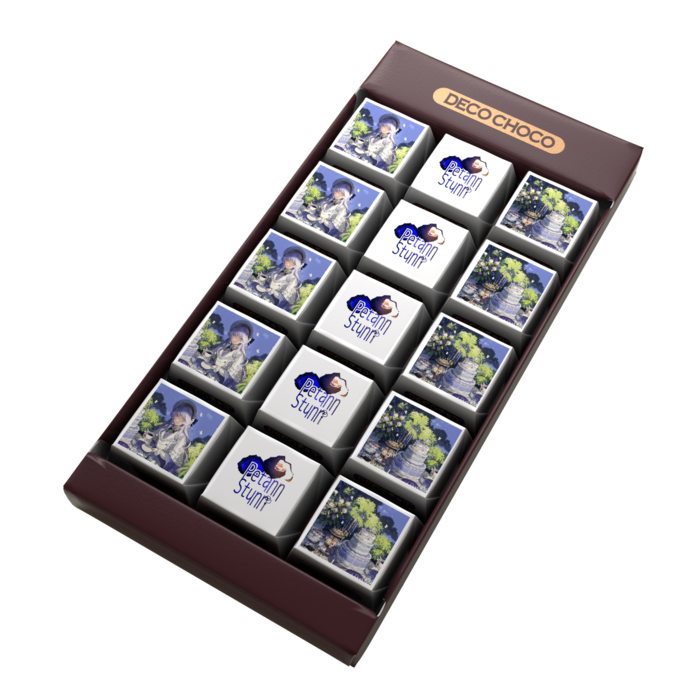 DECOチョコ - 列ごとにデザイン