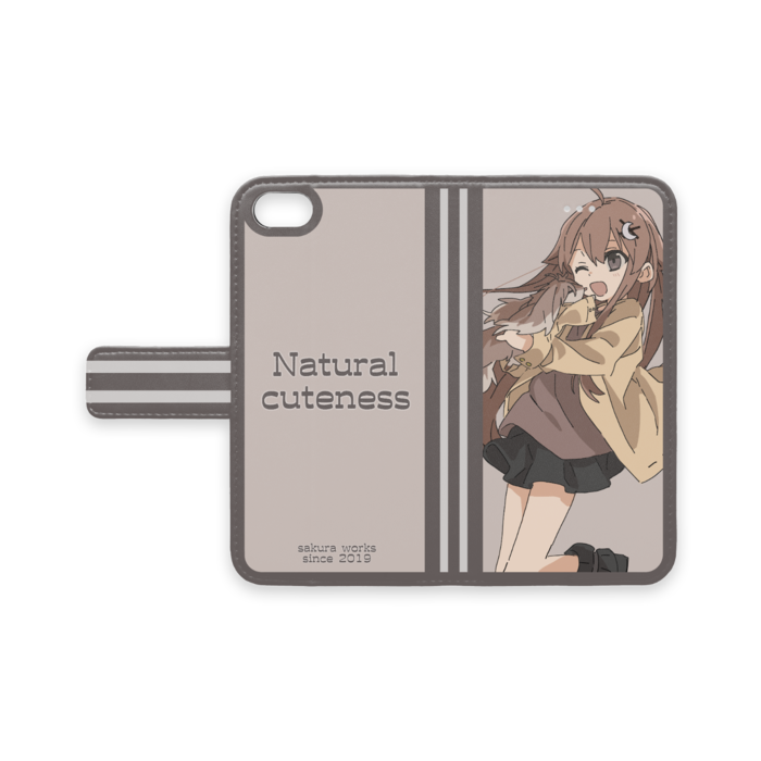 手帳型iPhoneケース - iPhone 8 / 7 / SE2 - ストラップ穴 なし