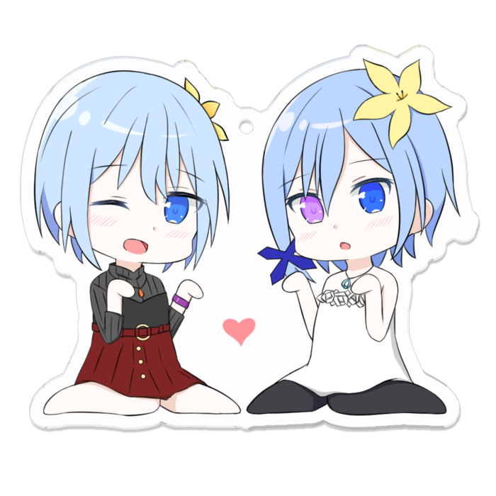 アクリルキーホルダー - 70 x 70 (mm)