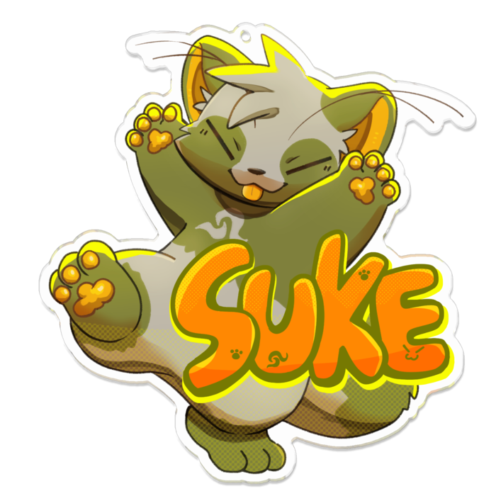 アクリルキーホルダー - 100 x 100 (mm)