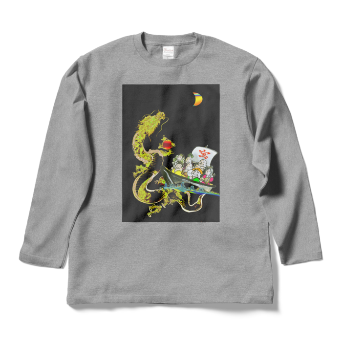 ロングスリーブTシャツ - L - 杢グレー