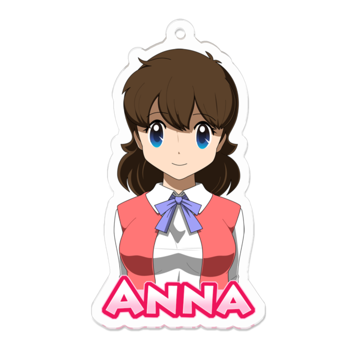 アクリルキーホルダー（コーティング） - 70 x 70 (mm)