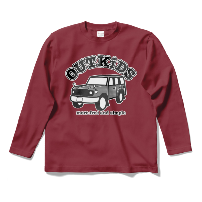 ロングスリーブTシャツ - S - バーガンディ