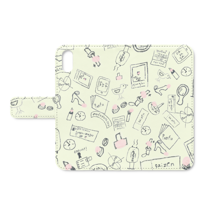 手帳型iPhoneケース - iPhone X - ストラップ穴 なし