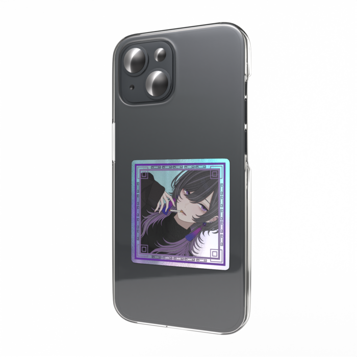 オーロラスマホステッカー - 縦