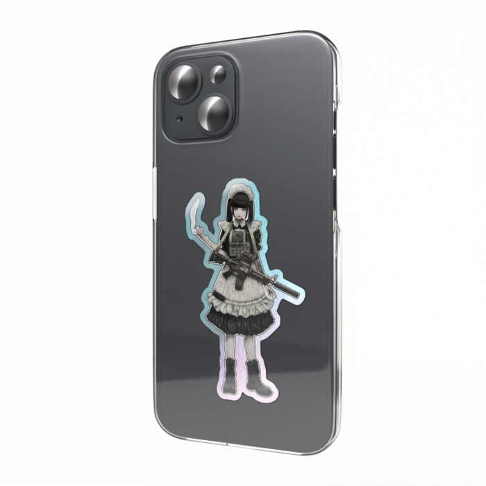 オーロラスマホステッカー - 縦