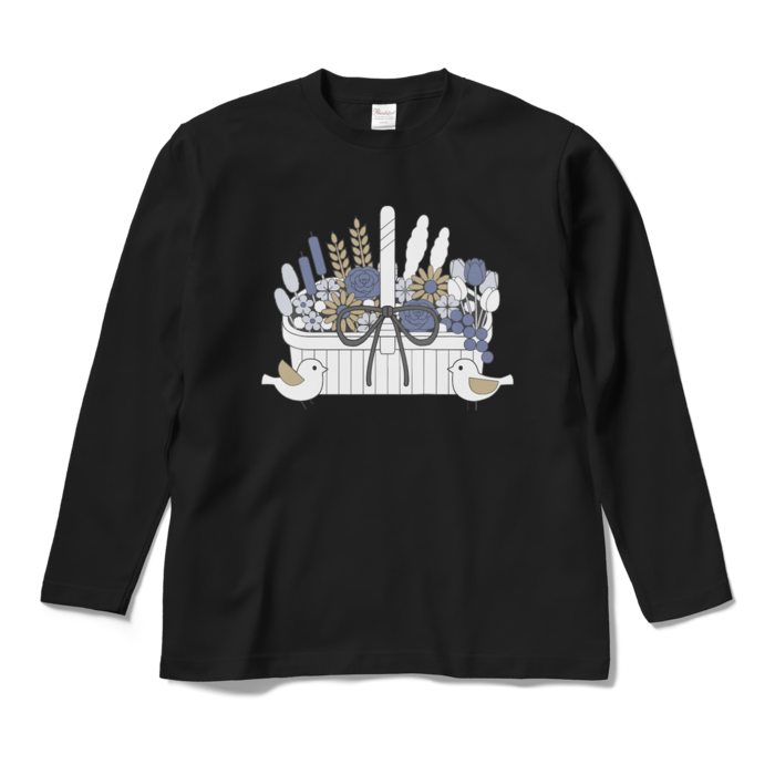 ロングスリーブTシャツA　黒色　M