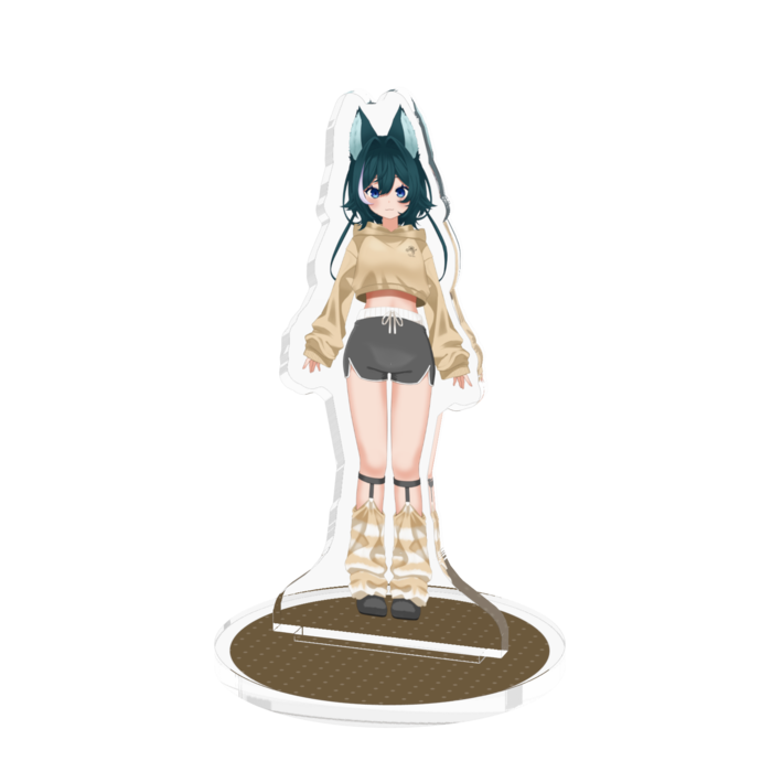 部屋着ケモ耳  - 70x70mm