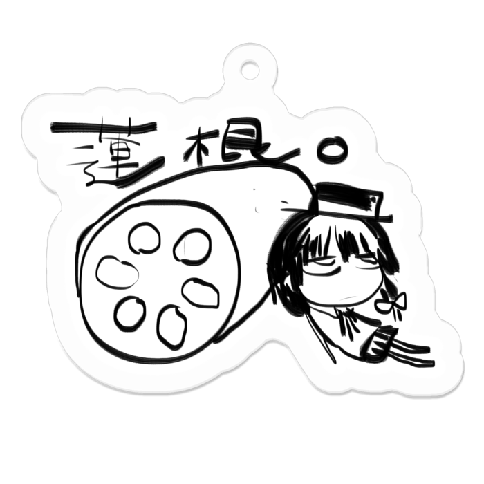 アクリルキーホルダー - 50 x 50 (mm)