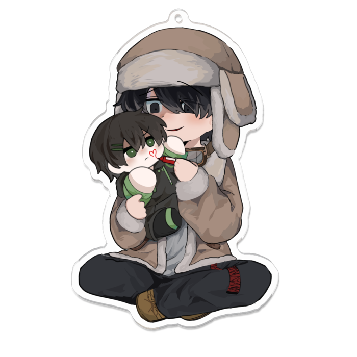 アクリルキーホルダー - 100 x 100 (mm)