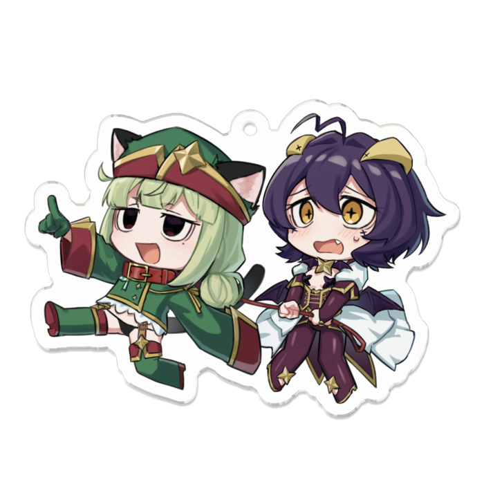 アクリルキーホルダー - 70 x 70 (mm)