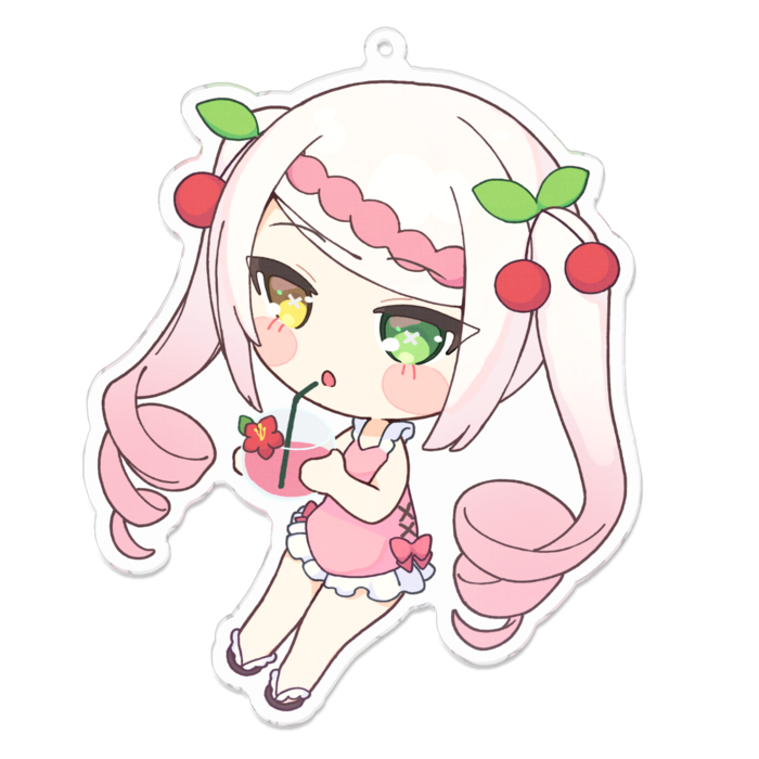 アクリルキーホルダー - 100 x 100 (mm)