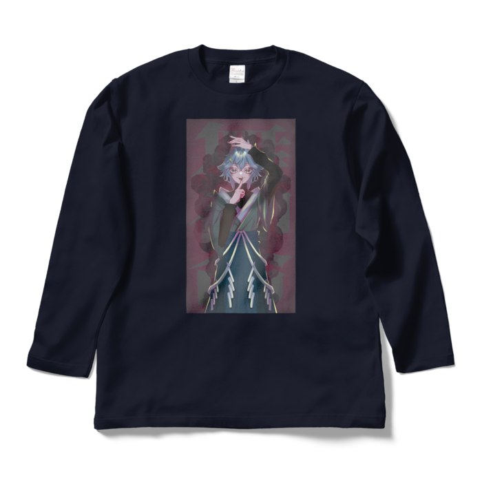 ロングスリーブTシャツ - L - ネイビー